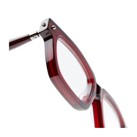 Kuboraum Mask P25 Transparent Bordeaux Acetate Mask P25 Optical Frame - NWT